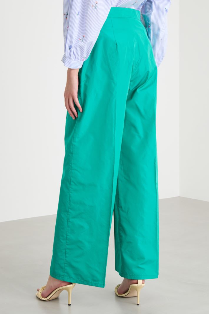 Taffeta palazzo trousers Intrend - 4