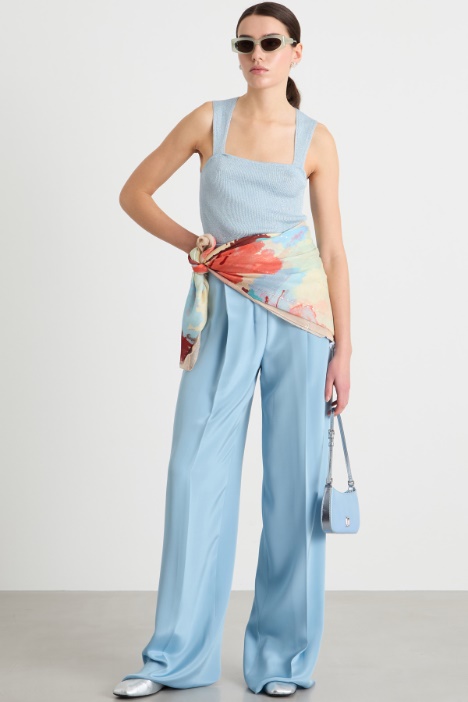 Crepe de chine trousers Intrend