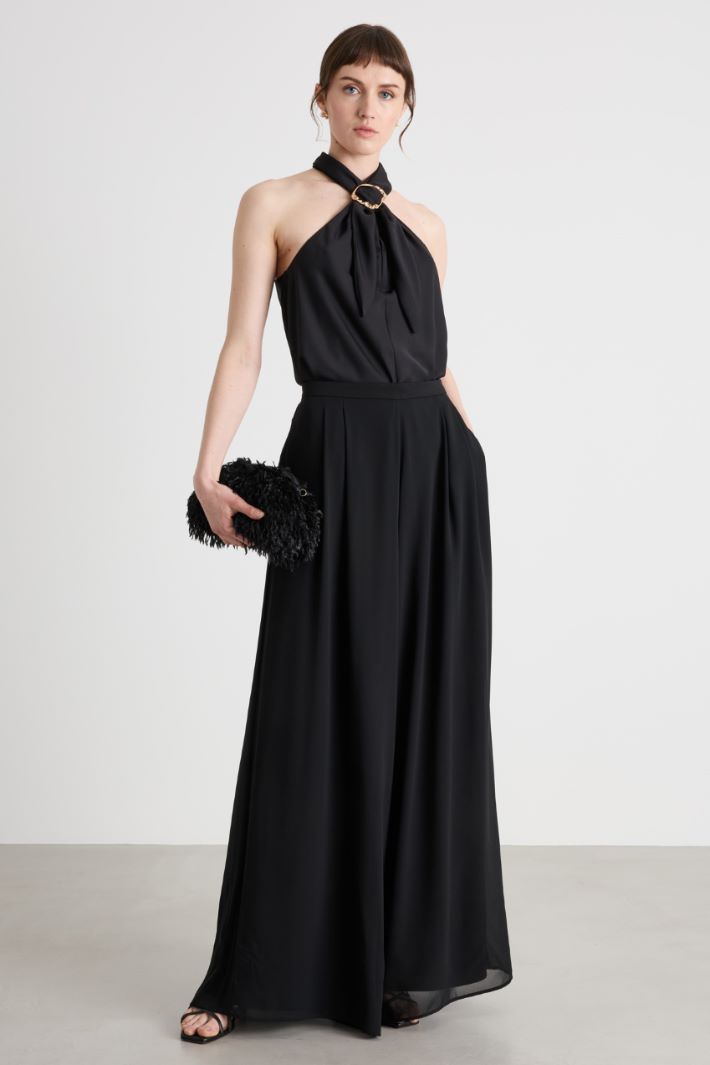 Pantalone ampio in georgette Intrend