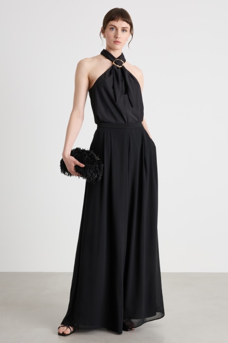 Pantalone ampio in georgette Intrend