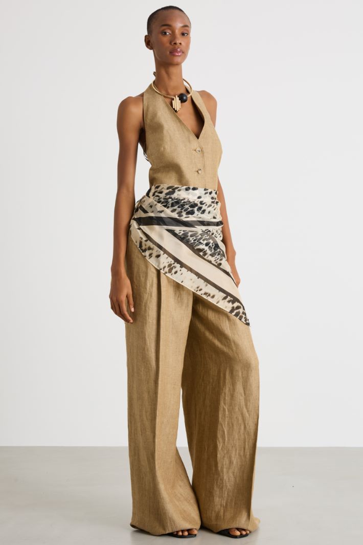 Linen palazzo trousers Intrend