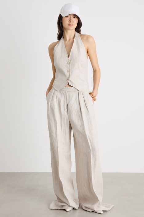 Linen palazzo trousers Intrend
