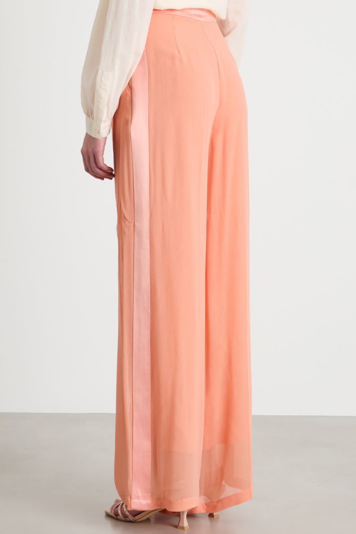 Flowing georgette trousers Intrend - 4