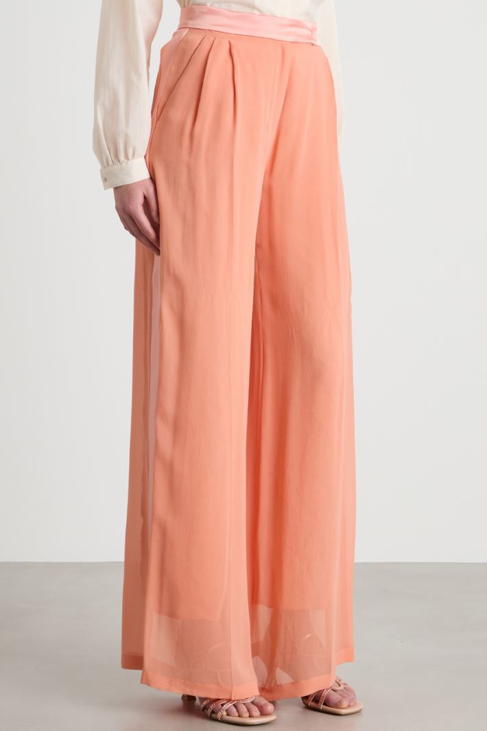 Flowing georgette trousers Intrend - 2