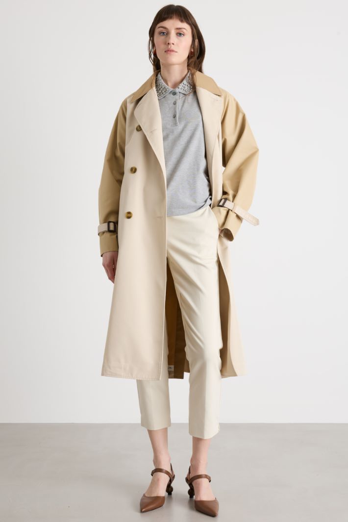 Pantalone a sigaretta con spacchi Intrend