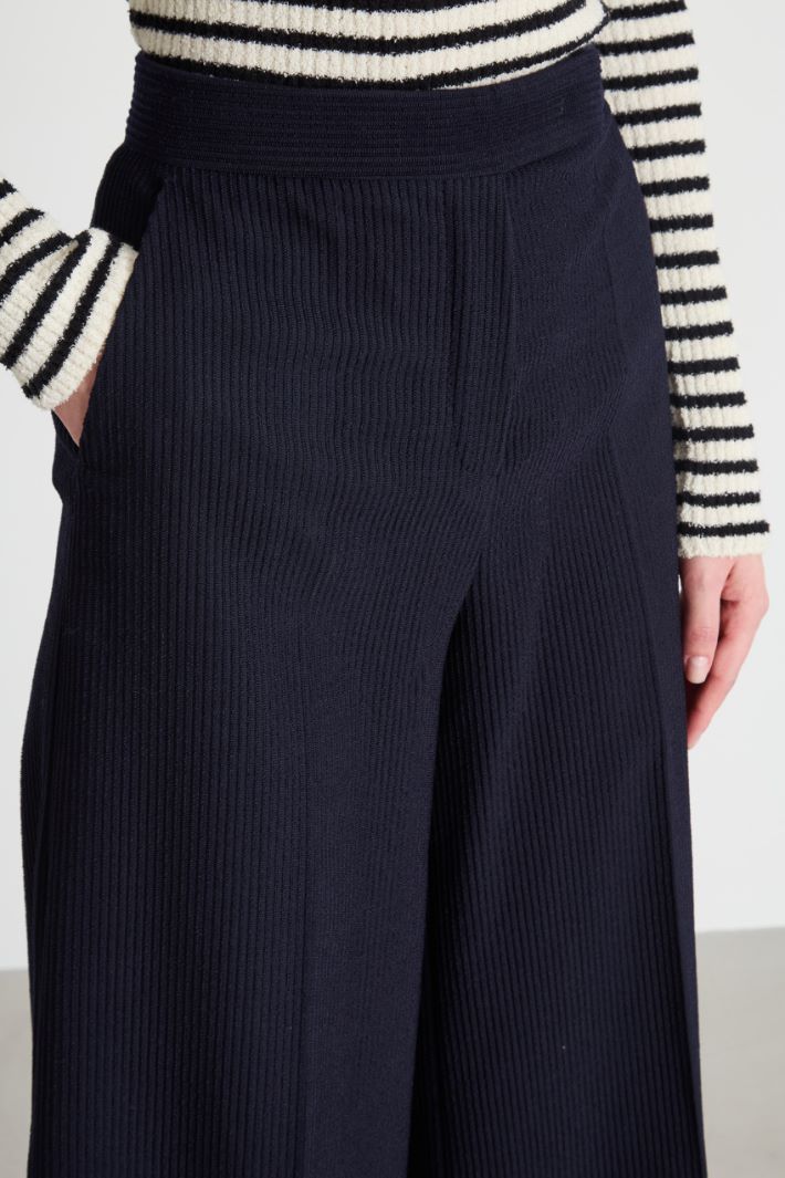 Pantalone a gamba ampia Intrend - 3