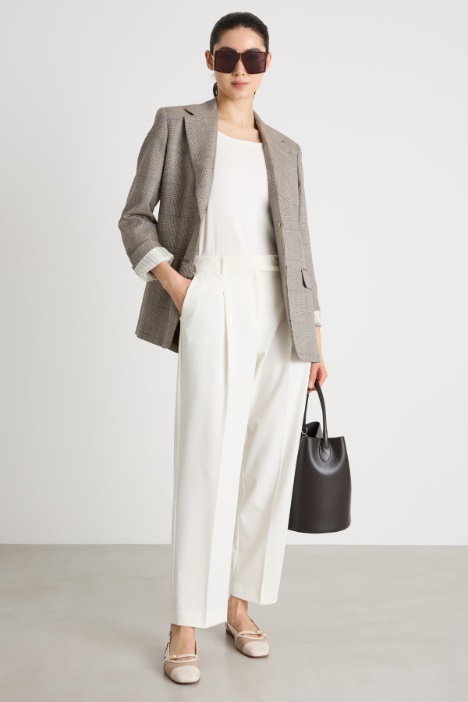 Carrot-Fit Twill Trousers Intrend