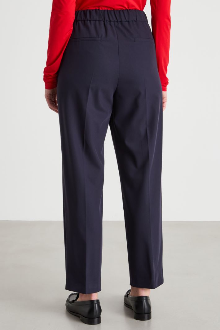 Carrot-Fit Twill Trousers Intrend - 4