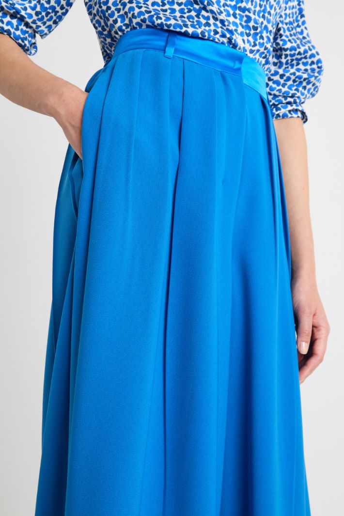 Wide-leg sablé trousers Intrend - 3