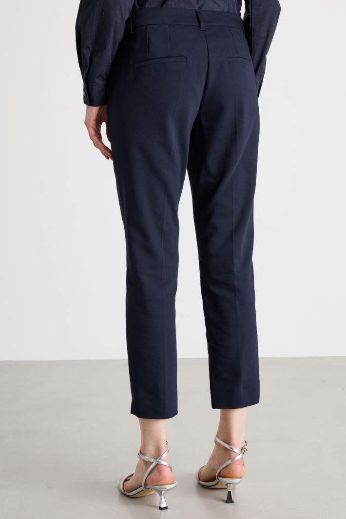 Pantalone a sigaretta con spacchi Intrend - 4