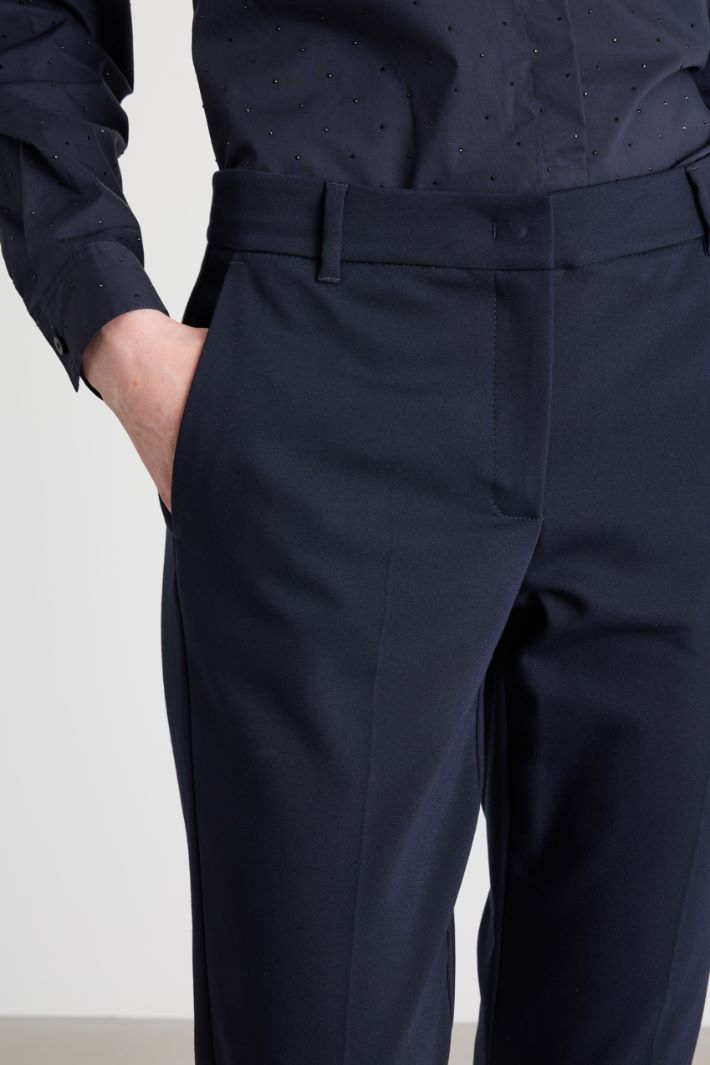 Pantalone a sigaretta con spacchi Intrend - 3