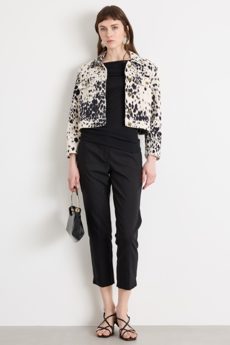 Pantalone a sigaretta con spacchi Intrend