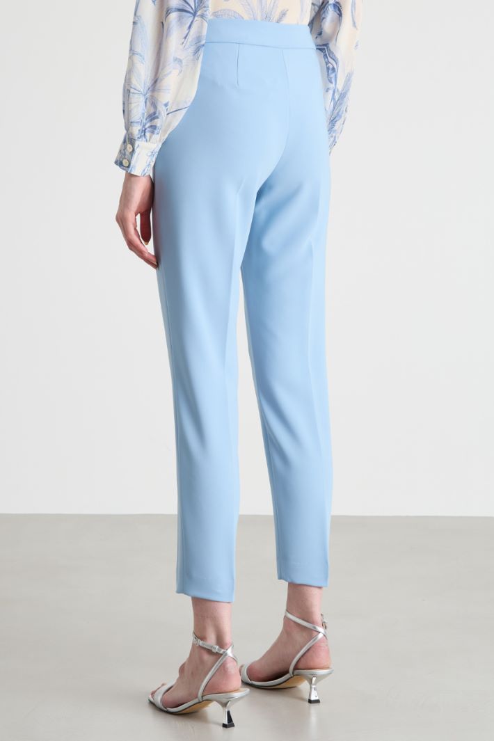 Slim-fit cady trousers Intrend - 4