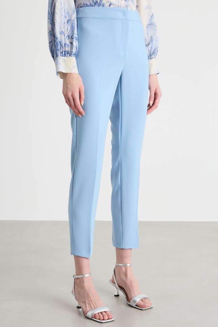 Slim-fit cady trousers Intrend - 2