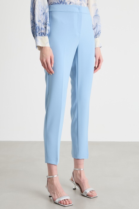 Pantalón ajustado de cady
