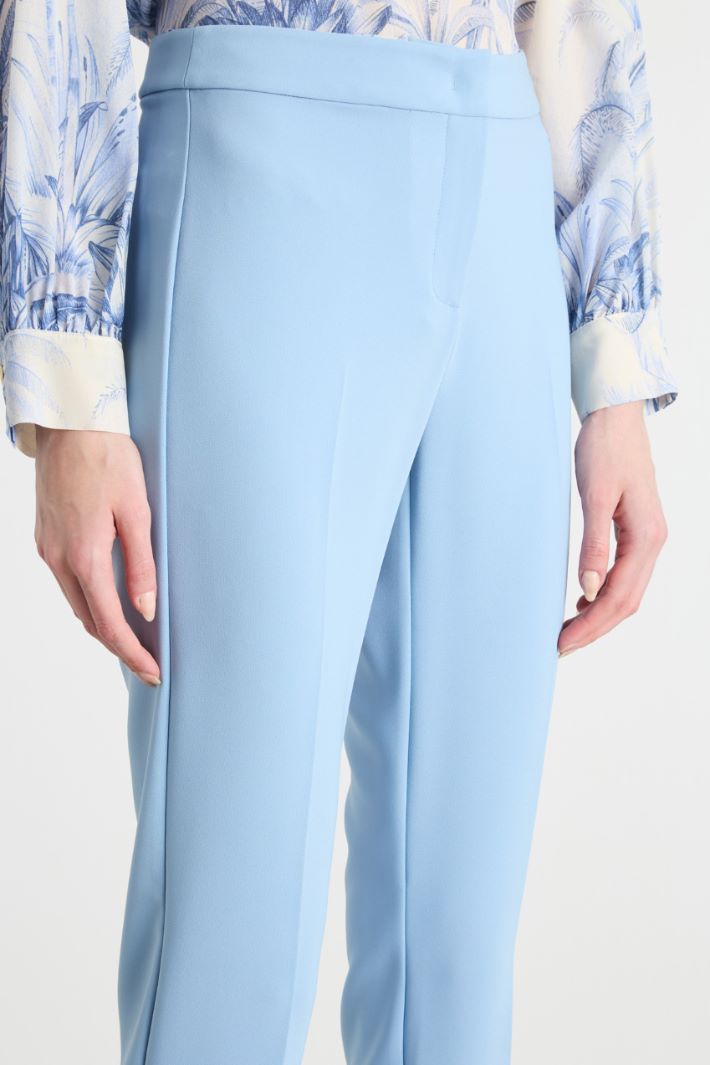 Slim-fit cady trousers Intrend - 3