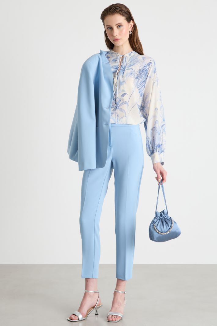 Slim-fit cady trousers Intrend