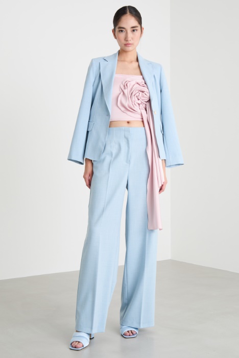 Canvas palazzo trousers Intrend