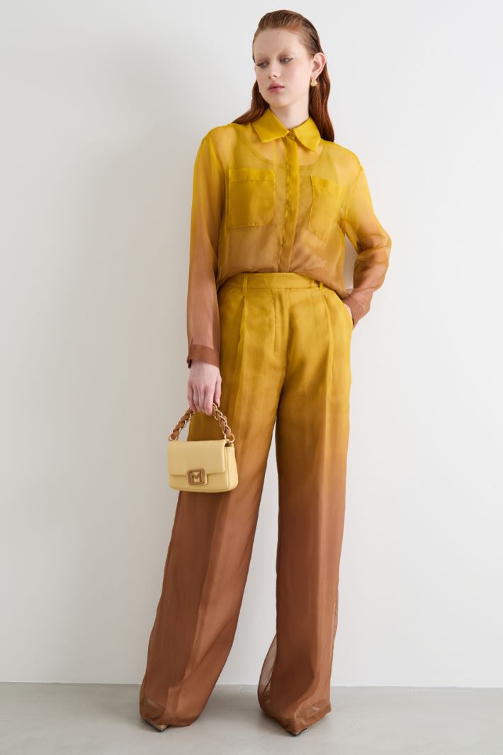 Ombré organza trousers Intrend