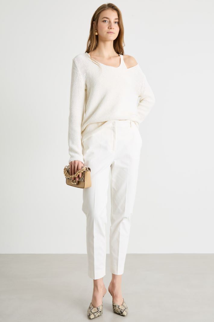 Stretch cigarette trousers Intrend