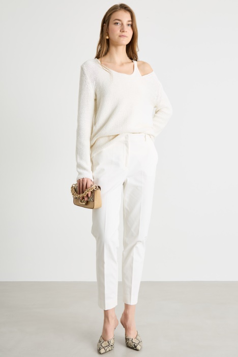 Stretch cigarette trousers Intrend