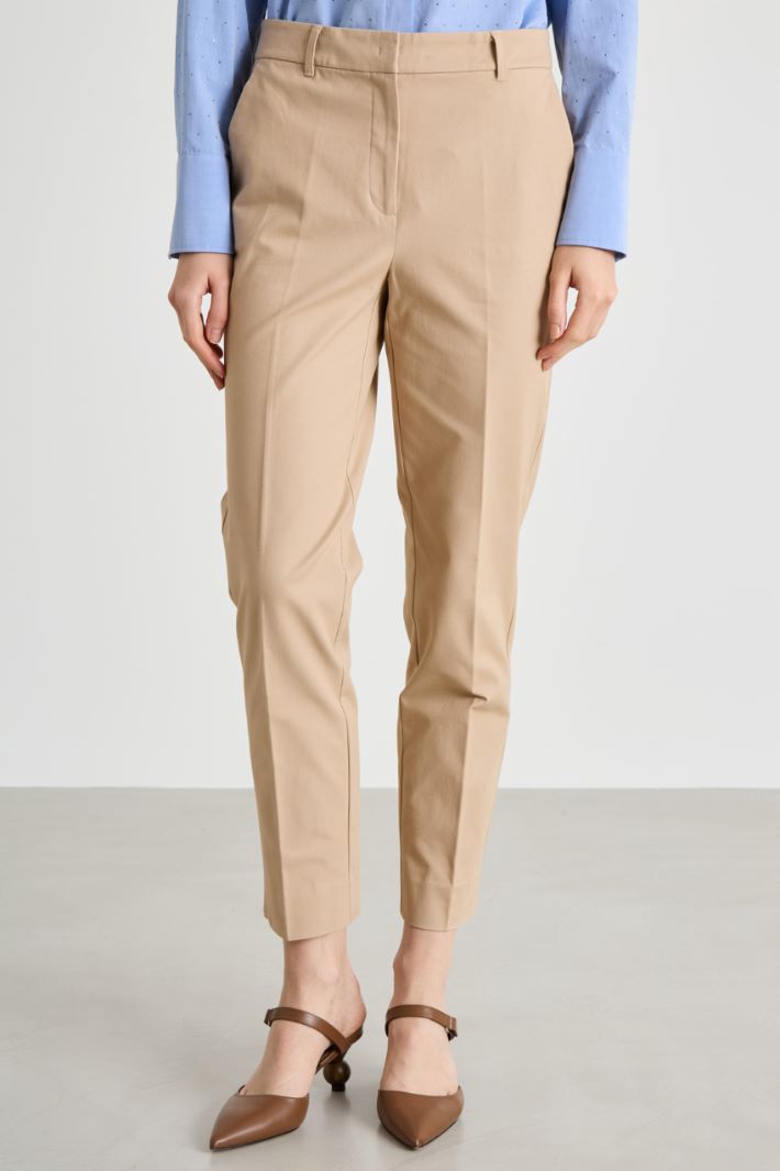 Stretch cigarette trousers Intrend - 2