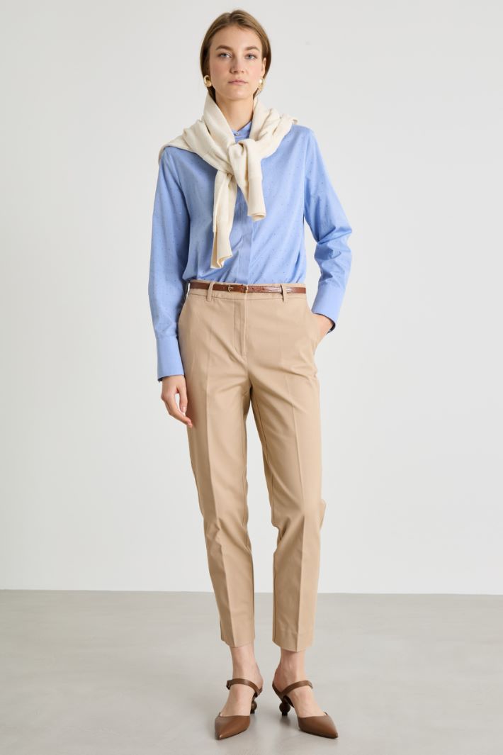 Stretch cigarette trousers Intrend