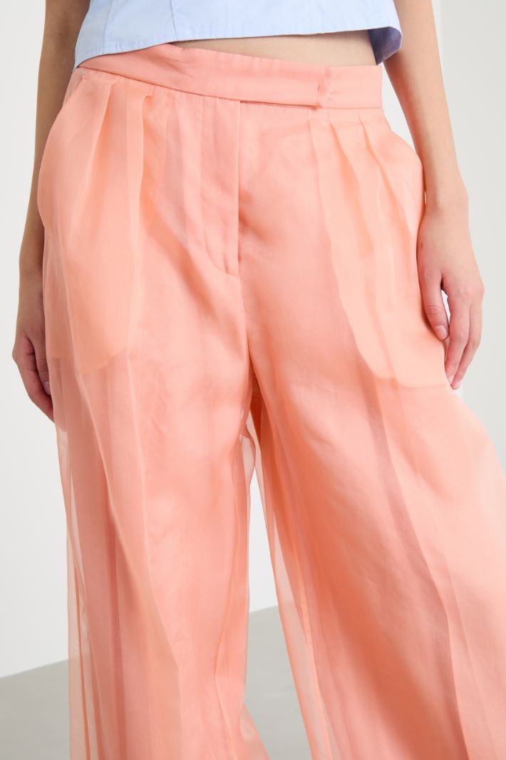 Organza palazzo trousers Intrend - 3