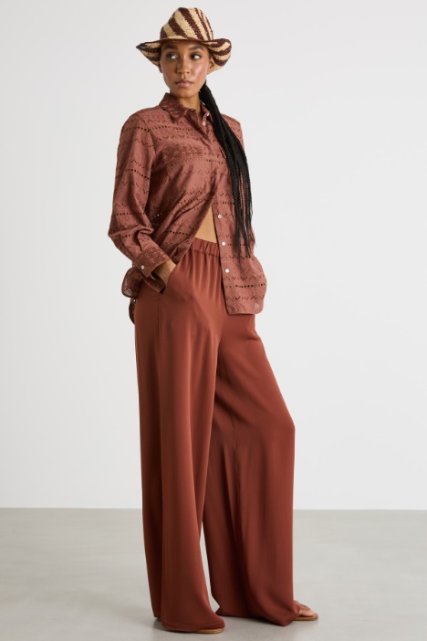 Flowing palazzo trousers Intrend