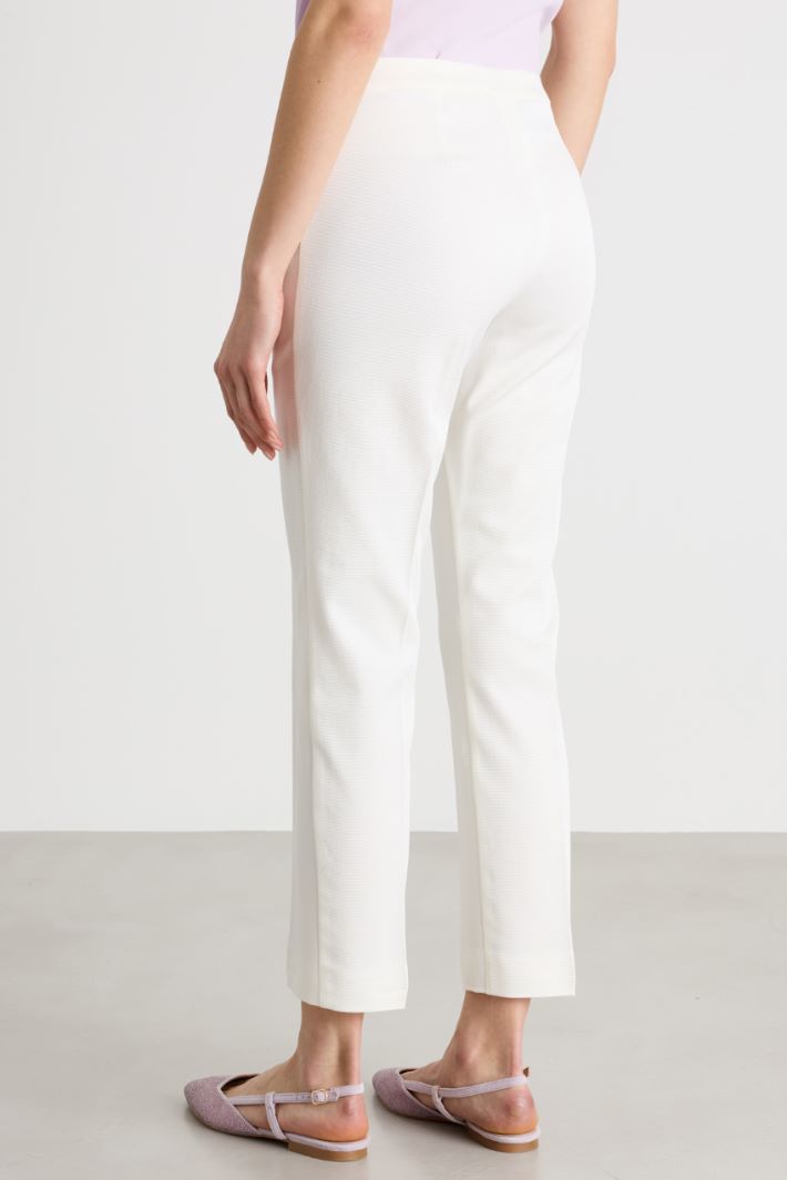 Faille Cigarette Trousers Intrend - 4