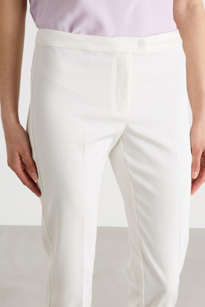 Faille Cigarette Trousers Intrend - 3