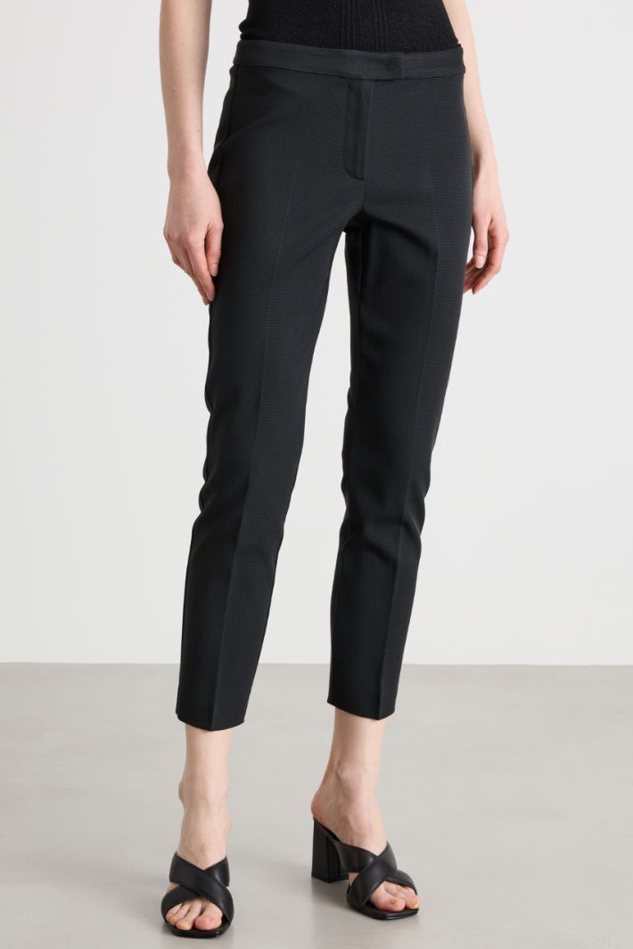 Pantalone a sigaretta in faille Intrend - 2