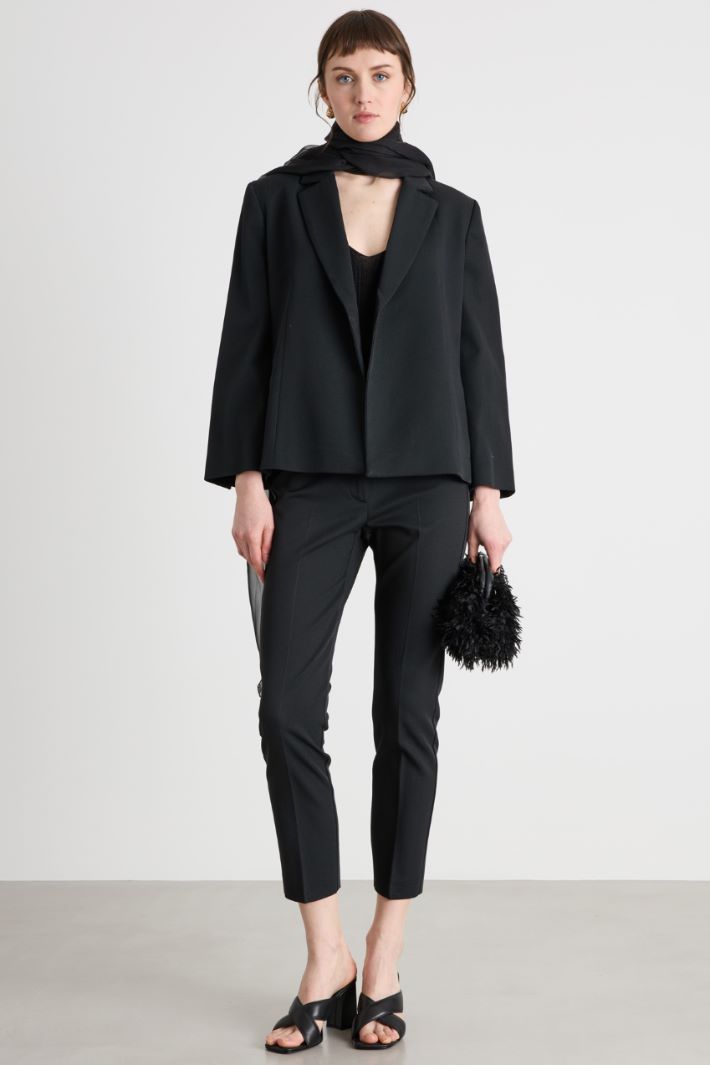 Pantalone a sigaretta in faille Intrend