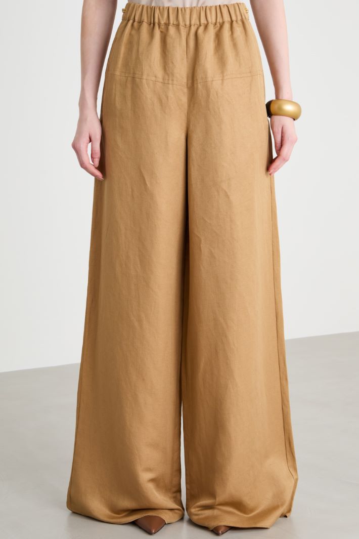 Twill palazzo trousers Intrend - 2