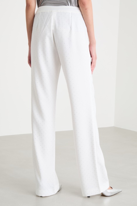 Pantalone con strass
