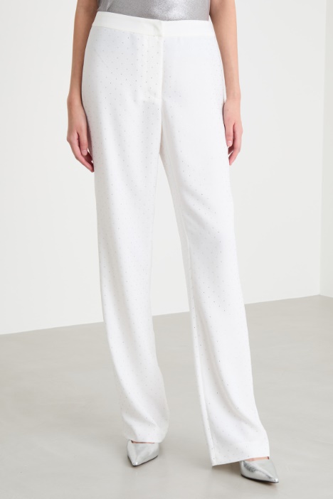 Pantalone con strass