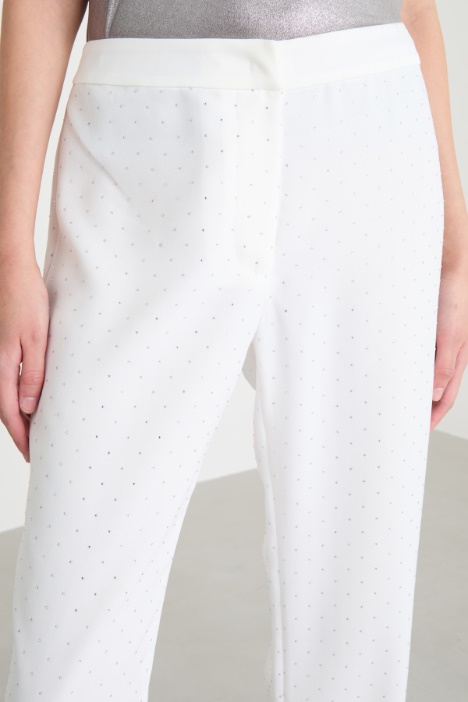 Pantalone con strass