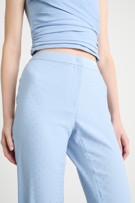 Pantalone con strass