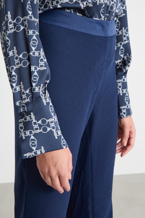 Pantalone con strass