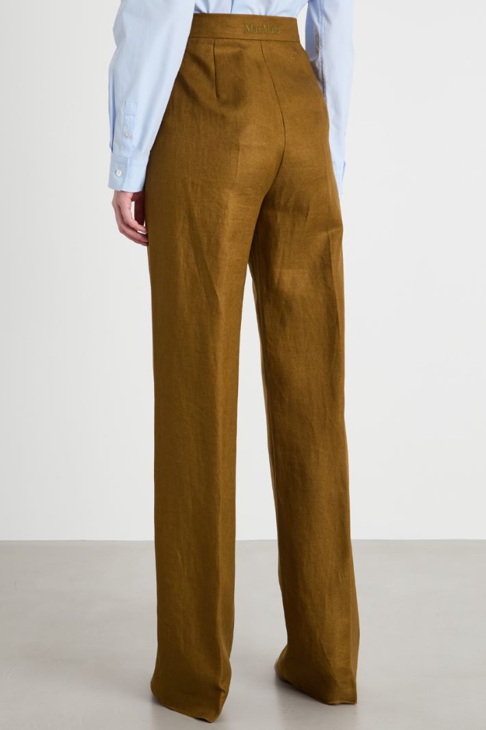 Straight-leg linen trousers Intrend - 4
