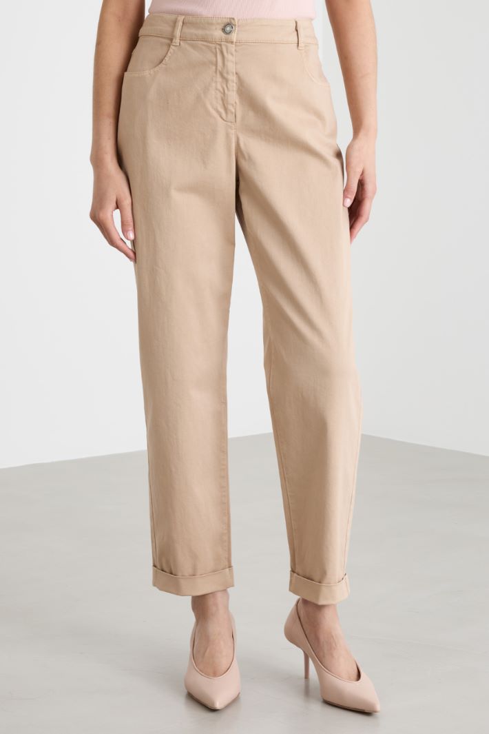 Pantaloni in raso Intrend - 2