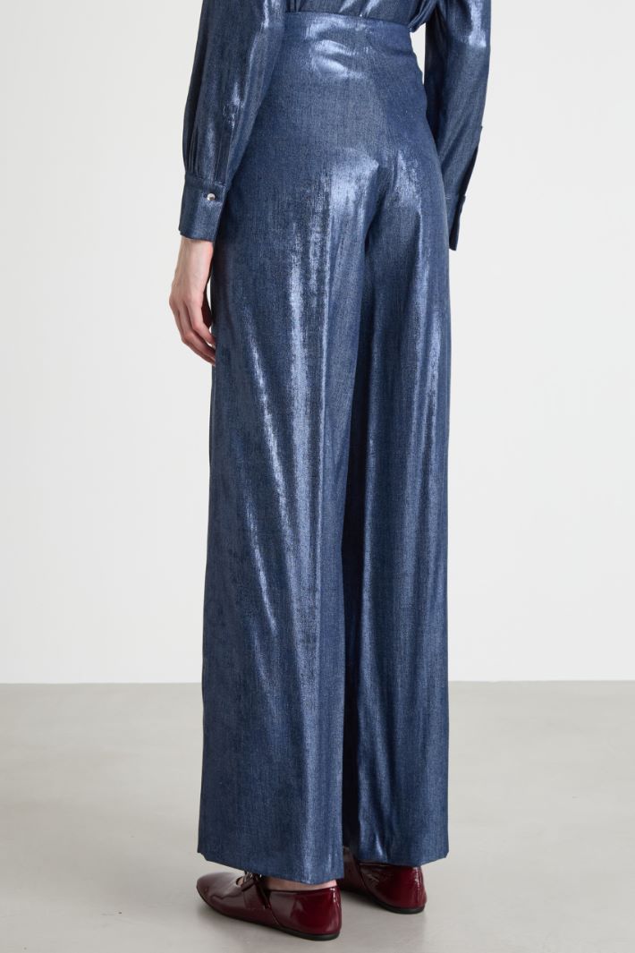 Laminated-finish trousers Intrend - 4