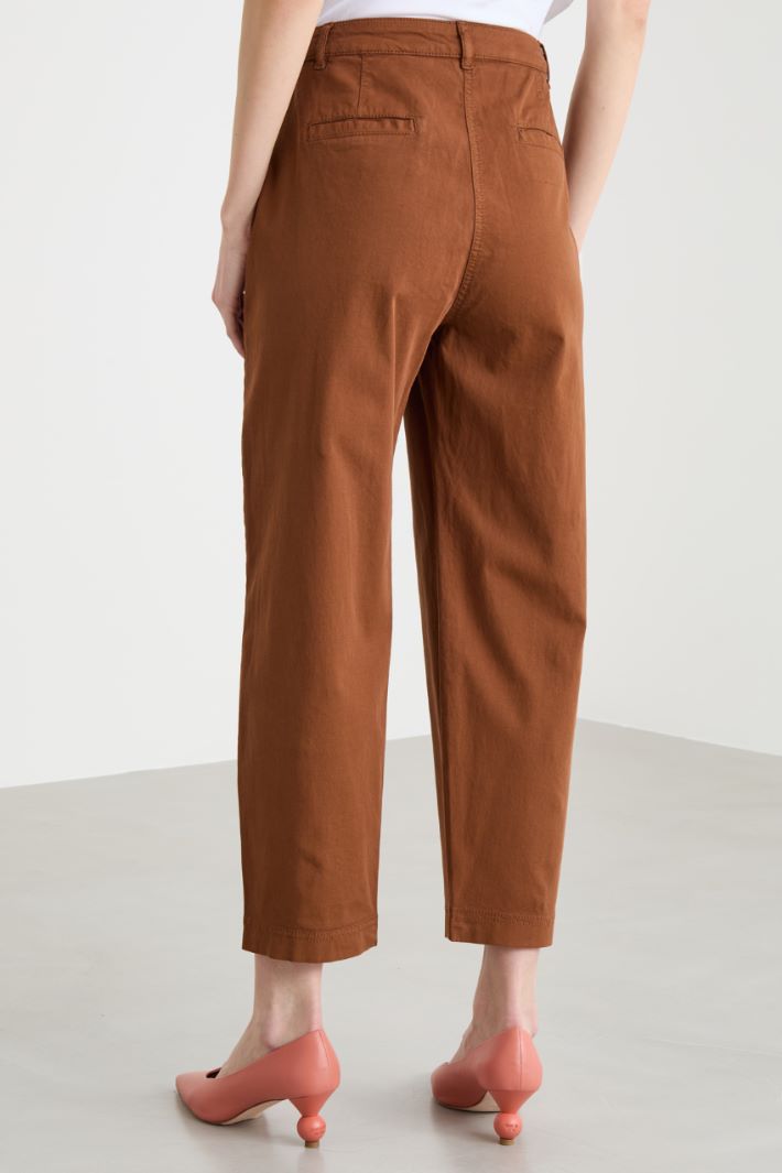 Piqué Trousers Intrend - 4