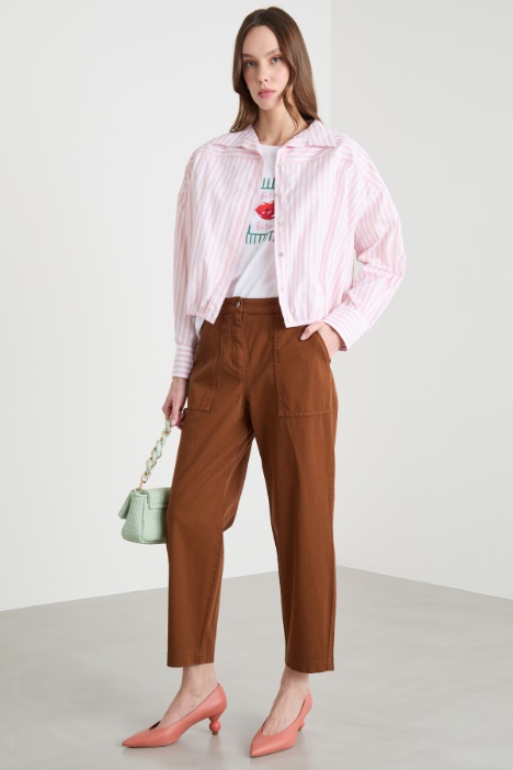 Piqué Trousers Intrend