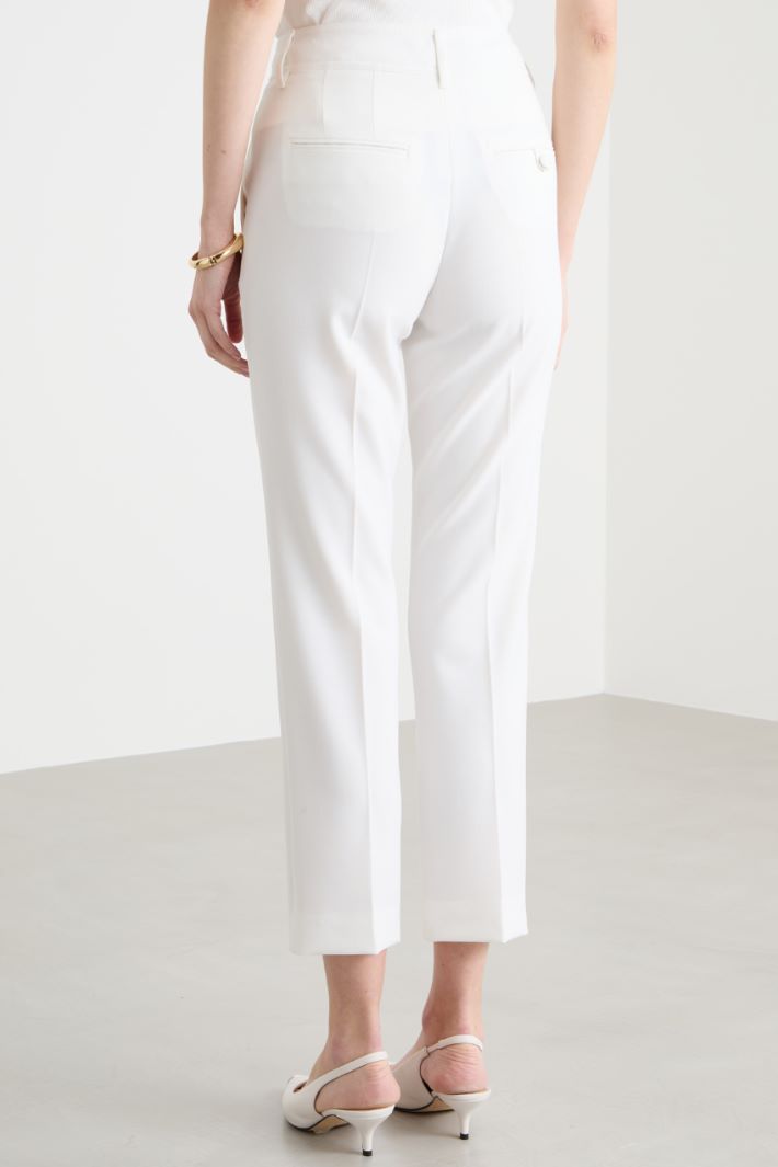 Belted cigarette trousers Intrend - 4