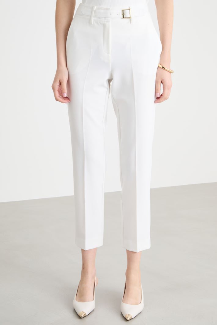 Belted cigarette trousers Intrend - 2