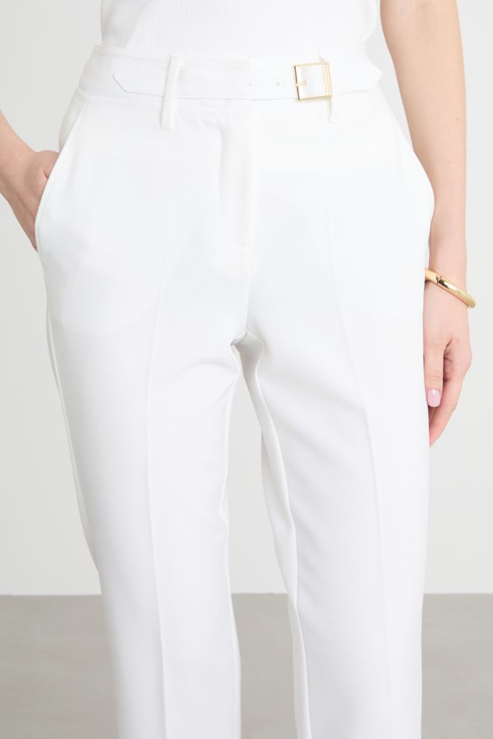 Belted cigarette trousers Intrend - 3