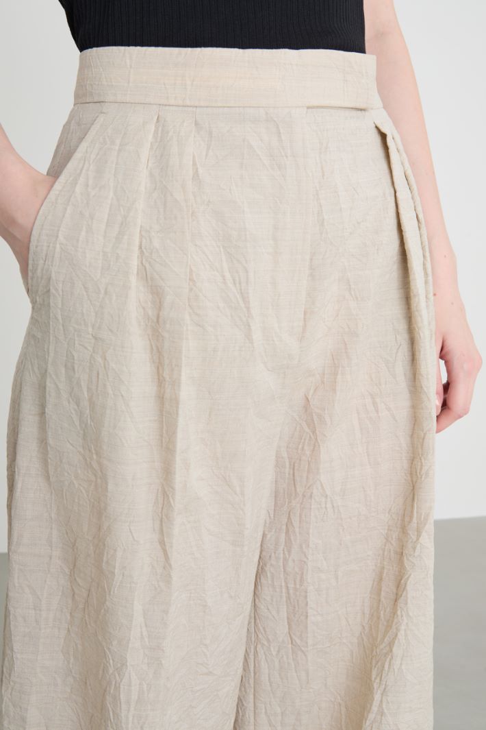 Pleated palazzo trousers Intrend - 3