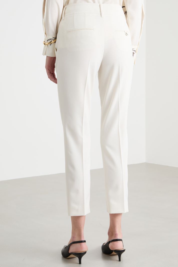Canvas cigarette trousers Intrend - 4