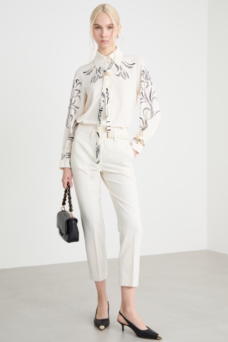 Canvas cigarette trousers Intrend